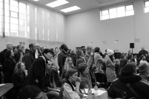 Discussion of the plans for Peckham Rye Station and the Gateway area during the public meeting