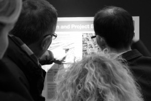 Discussion at the public consultation event for Peckham Rye Station & Gateway Areas