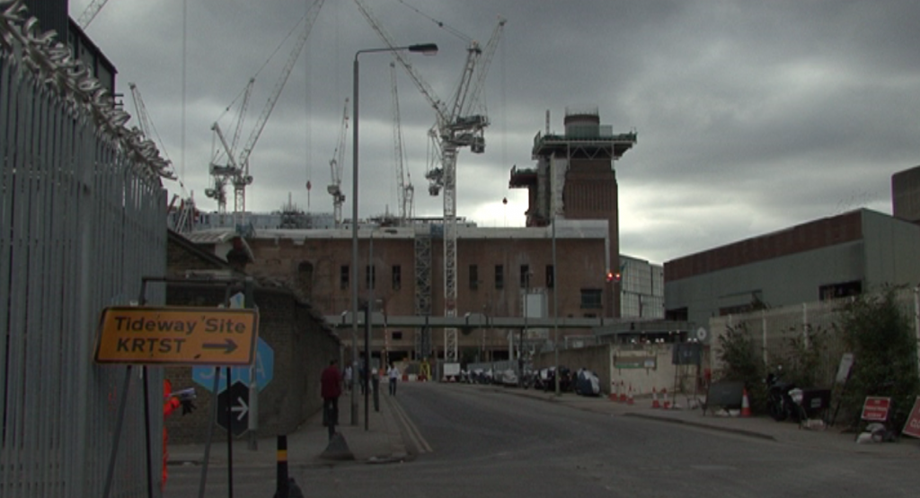 East side of the Battersea Power Station without the wall - Work in Progress... 