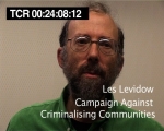 Still image from Olympics Campaign Against Criminalising Communities